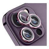 Protector Lente Camara Para iPhone 14 Pro Y 14 Pro Max Lila