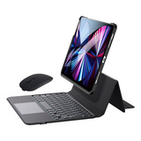 Teclado + Case + Mouse + Canetinha Para iPad 7 8 9 (10.2)