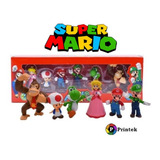 Figuritas Super Mario Bros - 6 Figuritas Principales 