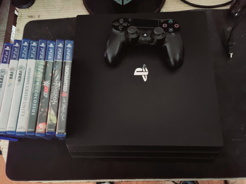 Playstation 4 Pro 1 Tb Con 12juegos Y Un Control