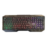 Teclado Gamer Weibo Trueno Multicolor Usb Iluminado