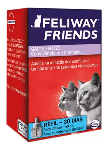 Feliway Friends Refil 48ml Para Gatos - Ceva