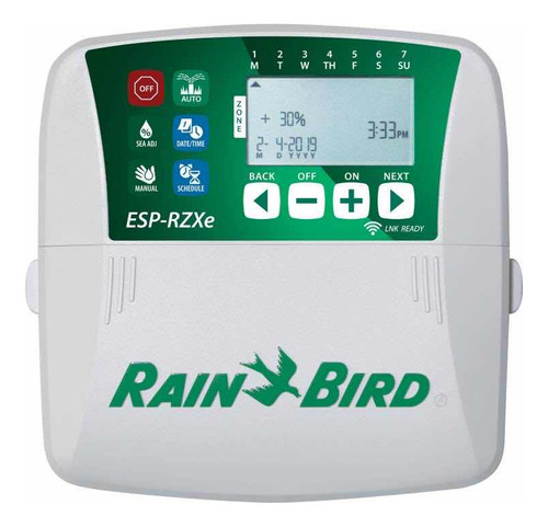 Programador Riego 4 Estaciones Int Rzx-400i Rain Bird