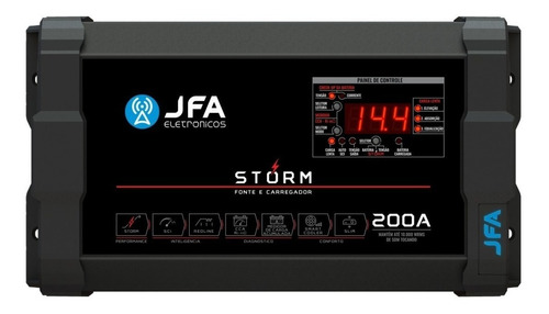 Som Automotivo Modulo Fonte Carregador Jfa 200 Amperes Sci