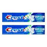 Crest Plus Kit X2 Pasta Dental Deep Clean Fluor Menta 