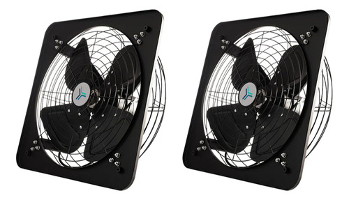 2 Extractor De Aire Triton 16 Pulgadas Negro Mate Masterfan