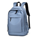 Mochila Escolar Kikigoal Cmf-9003bb Color Azul Acero Diseño Lisa 32l