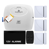 Kit Alarme 3 Sensores Smart Cloud 32 Wifi-ethernet App Jfl