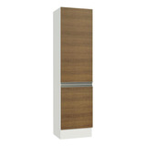 Paneleiro Madesa Smart 100% Mdf 2 Portas - Branco/rustic Cor Branco