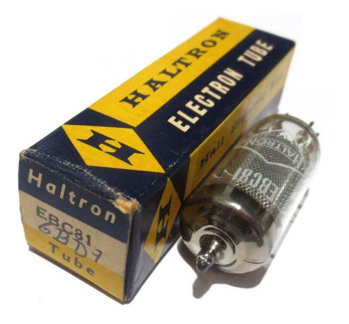 Bulbo Ebc81 Haltron Para Radio Antiguo