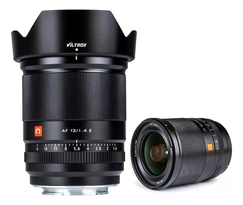 Lente Aps-c Viltrox 13 Mm 1.4 Sony Con Montura E, Tipo De Montura Sellada Negra Sony E