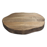 Bolacha Base Panelas Casca Rustico Madeira Pinus Grande