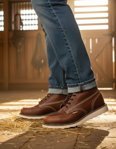 Bota Tipo Vintage Para Caballero Botas Padilla  A215 Roble | Envío gratis