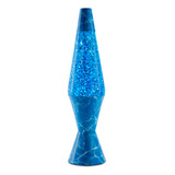 Lámpara De Lava Azul Con Purpurina Para Piso, 43 Cm, Decorac