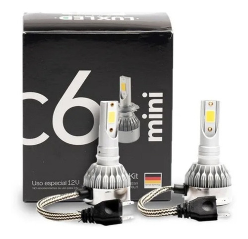 Kit De Cree Led C6 Mini 40000lm H1 H3 H7 H11 9006 9005 880