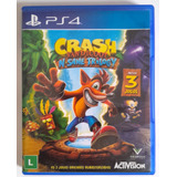 Jogo Crash Bandicoot N´sane Trilogy Original Ps4 Fisico Cd.