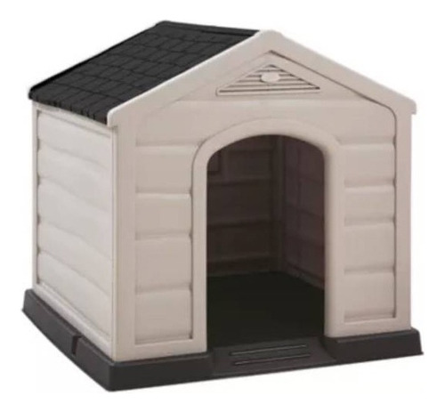 Casa Para Perro Rimax Negra Taupe, Pequeña