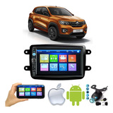 Mp5 Multimidia Moldura 2 Din Renault Kwid Todos + Camera