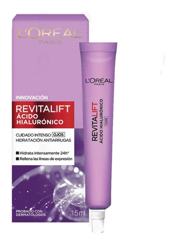 Crema Ojos Hidratante Rellenador Revitalift Acido Hialuronic