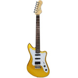 Guitarra Electrica Eko Camaro Tipo Jaguar Sparkle Gold 