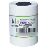 Rollo De Papel Termico Pinos Altos Rt5735 57mmx35m C/300pzs