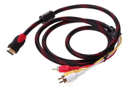 Hdmi Masculino A 3 Rca Vídeo Audio Av Componente Convertidor