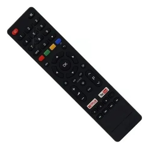 Controle Remoto Compatível Tv Smart Philco Netflix Youtube