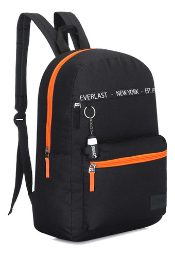 Mochila Everlast Deporte Escolar Anti Robo Llavero Original 