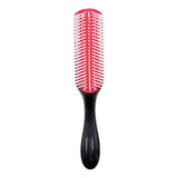 Cepillo Para Rizos Denman Styler D4 De 9 Filas Negro/rojo