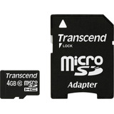 Transcend 4gb Premium Microsdhc Memory Card With Sd Adapter
