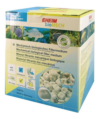 Eheim Biomech 5lts / 3550g - Filtrante Mecánico-biológico