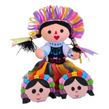 Muñeca Lele Y Saleros Artesanales Adorno Mexicano De Erilio