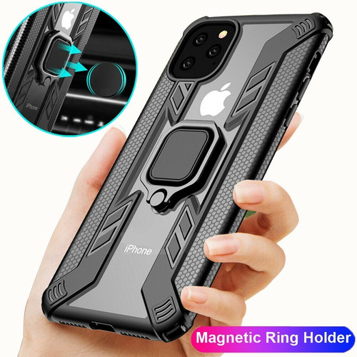 Capa Ring Magnética Para iPhone 7 8 Xs Xr Max 11 12 Pro Max