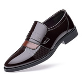 Zapatos De Cuero Elegantes Y Cómodos Para Hombre [u]