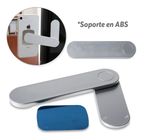 Soporte Magnético Para Móviles Abs Plastico Adhesivo Celular