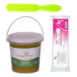 Kit Depilação Em Casa Cera Vegana 550g + Perlon + Espátula