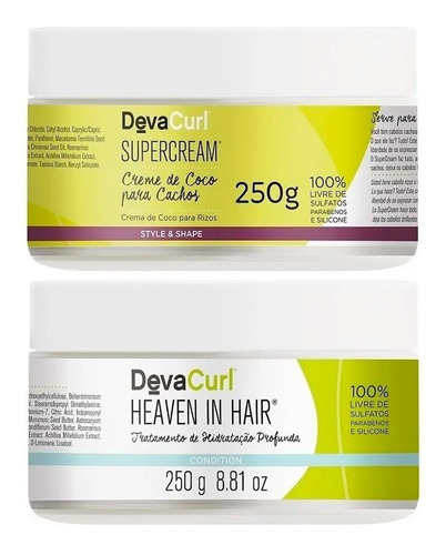 Deva Curl Heaven In Hair 250g E Supercream 250g
