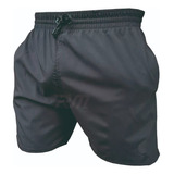 Bermuda Short Preto Masculino Academia Bike Treino Dry Fit