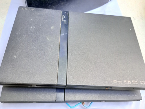 Sony Playstation 2 Ps2 Console Preto Para Retirar Peças, Ou Manutenção