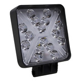 Faro Led Motos 10-30v 48w 16 Leds Blanco Fijo Estrobo