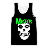 Chalecos Masculinos Estampados En 3d De The Misfits