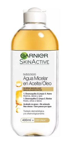 Garnier Skin Active Agua Micelar Bifásica X 400 Ml