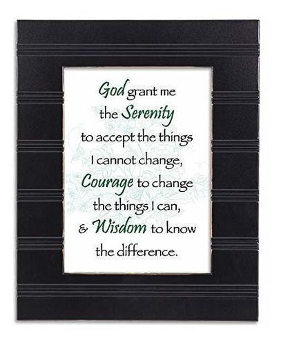 Elanze Designs Serenity Prayer Placa De Marco De Imagen De T