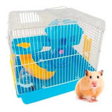 Gaiola Hamster Vip Acrílico Completa Azul
