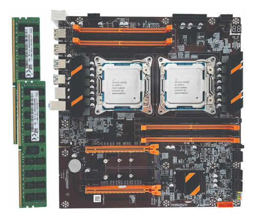 Kit Xeon 2 Proc E5 2683 V4 + Placa Dual + 128gb Ddr4 (2x64)