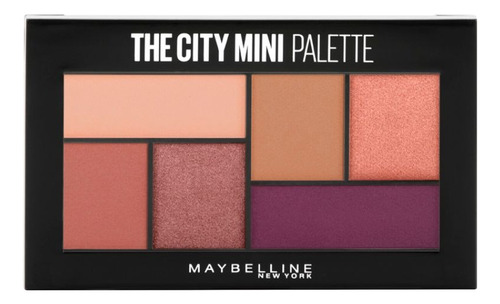 Paleta De Sombras The City Mini Blushed Avenue Maybelline Efecto Mate