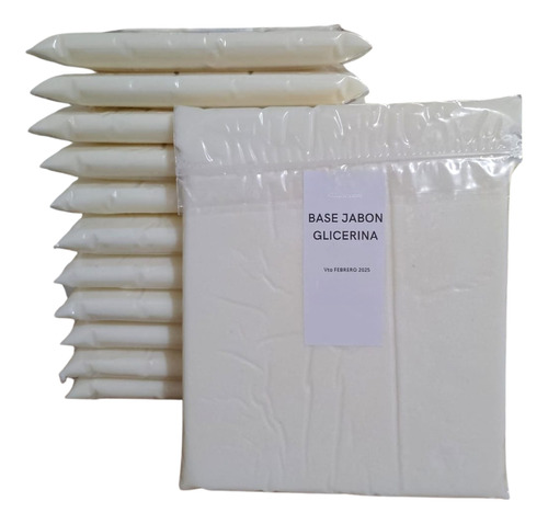 10k Jabon Base De Glicerina Vegetal Veggi Blanca Fabricante