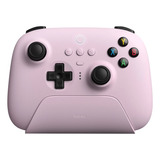 Controle Gamer 8bitdo Ultimate Nova Versão Hall Effect Rosa