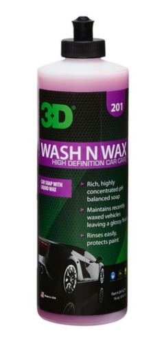 3d Wash N Wax 16 Oz.