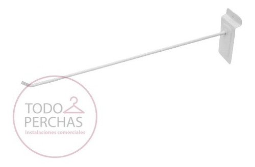 10 Ganchos Blisteros Panel Ranurado De 40 Cm Reforzados 6 Mm